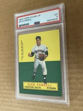 1964 Topps Stand-Up Dick Farrell - Houston Colts .45s -  PSA Certified - EX 5