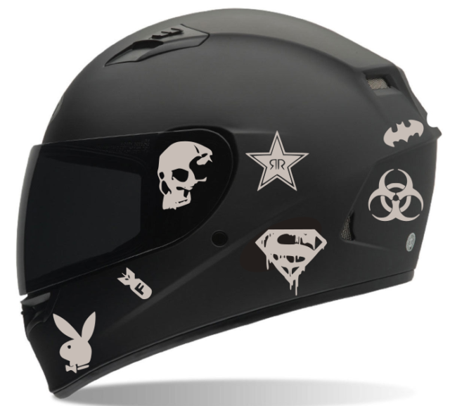 Assorted Helmet decal kit. Custom Motorcycle helmet decal kit. | eBay