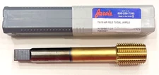 Jarvis 7/8-10 Tap HSS Thread Forming Tap Tin Coating 7" Overall Length USA Made