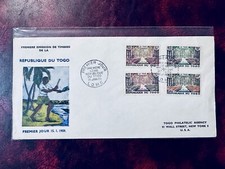 TOGO 1959 TEAK FOREST FDC LOME POSTMARK Registered Mail