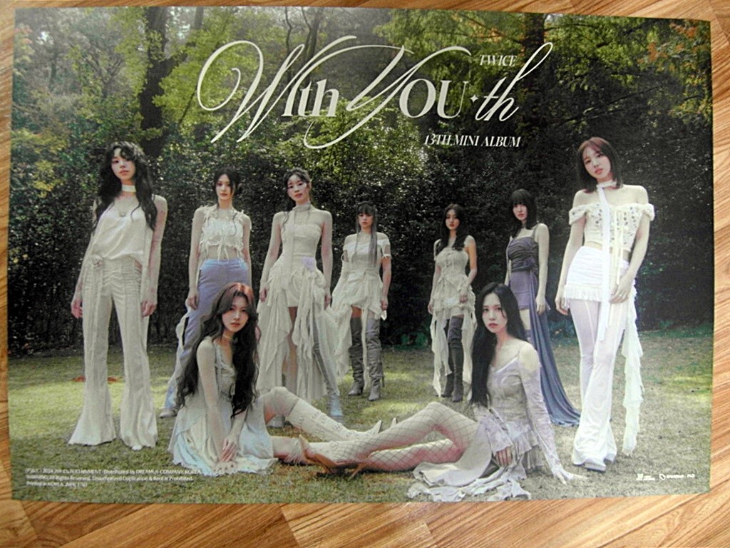 TWICE - With YOU-th (TYPE A) [ORIGINAL POSTER] *NEW* K-POP | eBay