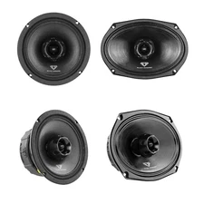 Black Diamond 2x 6.5" & 2x 6x9" Mid-range Loudspeaker w/ Built-in Bullet Tweeter