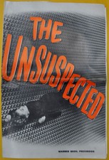 The Unsuspected 1947 GENUINE UN-CUT VF+ PRESSBOOK CLAUDE RAINS JOAN CAULFIELD