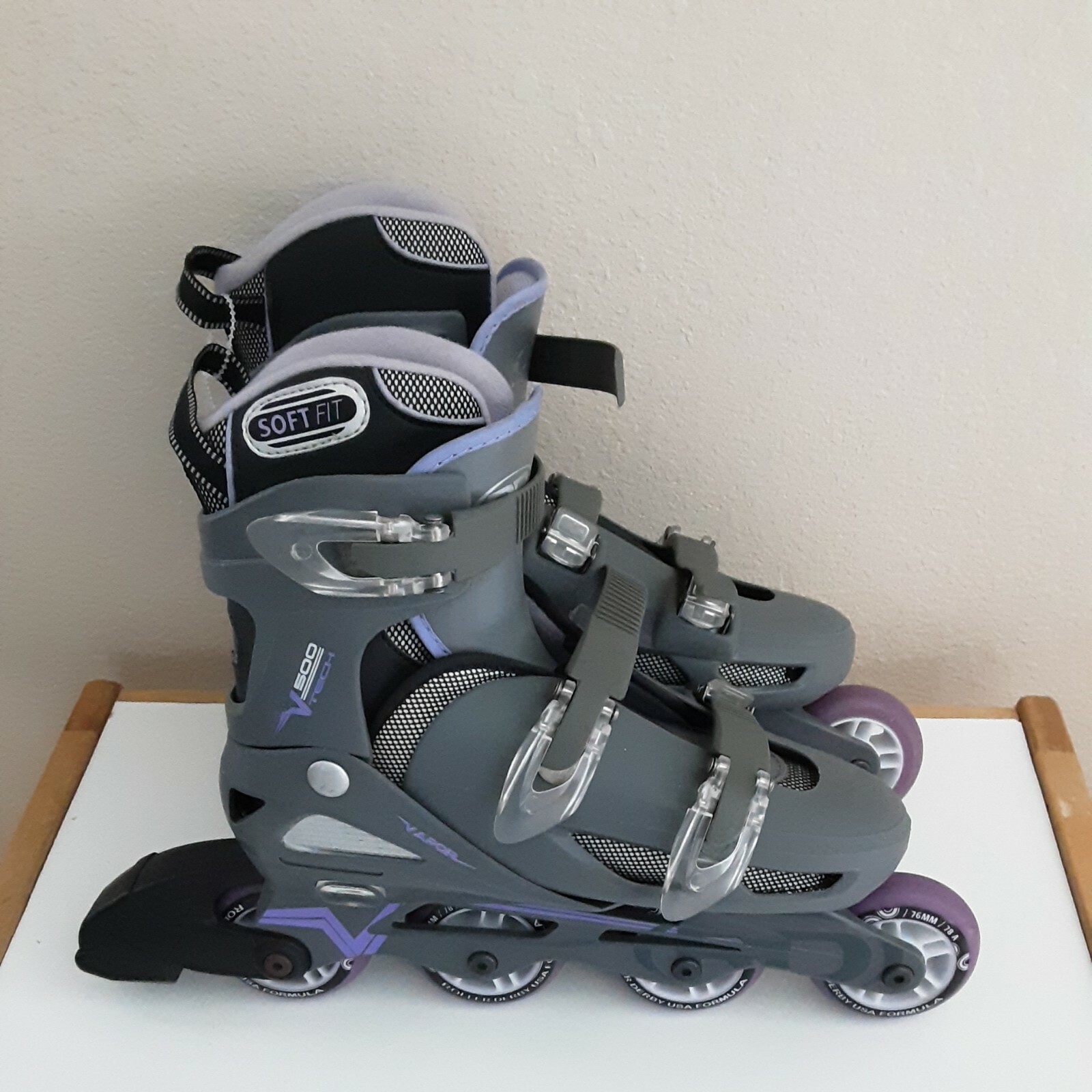 Roller Derby V-Tech 500 Button Adjustable Inline,… - image 1