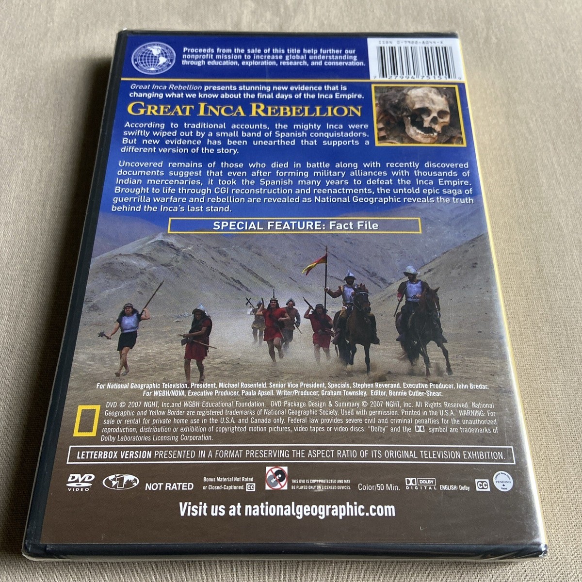 National Geographic: 6-Film (DVD Box Set NEW) Documentary Civil