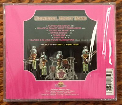 NEW** UNIVERSAL ROBOT BAND~DANCE & SHAKE YOUR TAMBOURINE~ CD