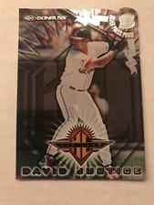 David Justice Braves Indians 1998 Donruss Hit List Silver Press Proof 1 of 1500