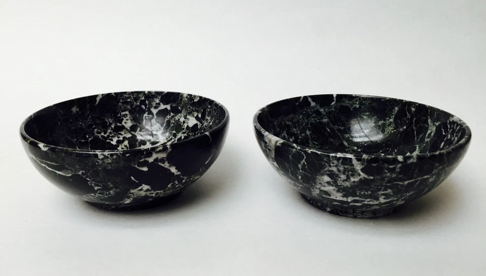 Tazón de cebra negro mármol piedra natural plato cocina plato para servir especias hierbas Ritua Foto 3 de 4