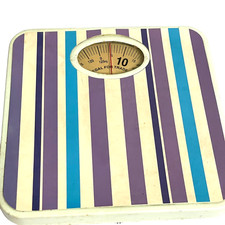 Vintage Bathroom Mechanical Body Weight Scales 125Kg Prop 1970s Uncalibrated