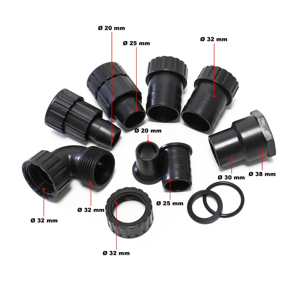 SuperECO Pompe De Bassin CET-15000 - 15000 L/H - 180W - Pompe Filtration Puissante
