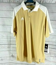 Adidas Climalite Mens Modern Varsity Polo Sand White Size L