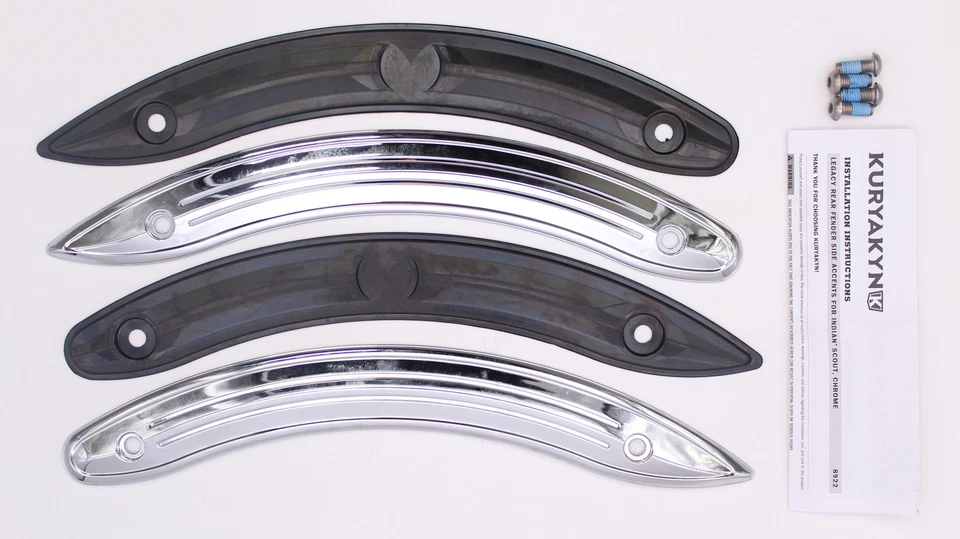 Guardabarros trasero Kuryakyn detalles laterales número de pieza - 8922 Foto 3 de 3