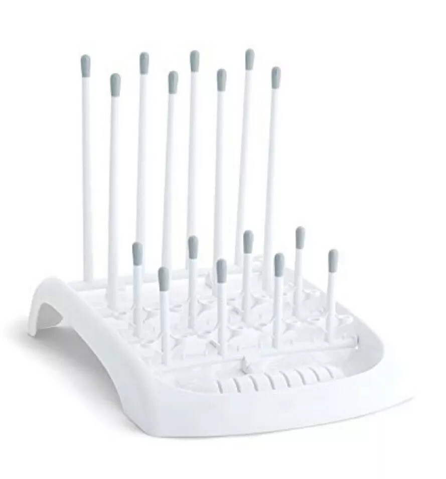 Brand New ~ Munchkin Baby Bottle Drying Grey Rack Munchkin G