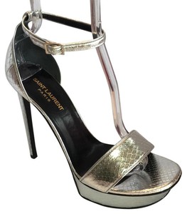 Nuevo YSL Yves Saint Laurent Bianca Elaphe Piel De Serpiente Sandalia De  Plataforma Talla 40.5 10.5 | eBay