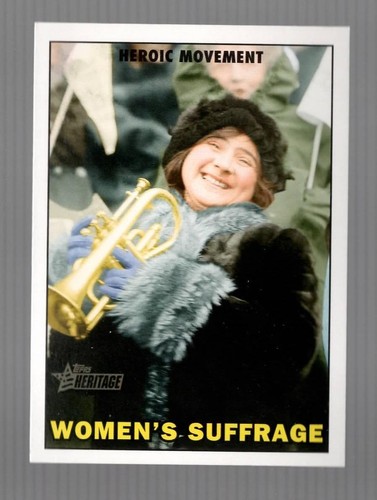 2009 Topps American Heritage Heroes Frauenwahlrecht #55 fast neuwertig oder besser