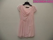 TYYuan Girl's Short Sleeve Pink Dress Medium 160/88A