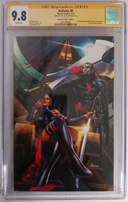 Hellions #8 ~ CGC 9.8 Signed by Jay Anacleto ~ Exclusive Virgin Variant ~ MARVEL