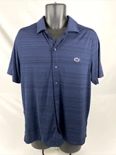 Mens Cutter & Buck Drytec Penn State PSU Short Sleeve Polo Camp Shirt Sz S