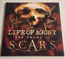 Life Of Agony Autographed The Sound Of Scars Vinyl LP