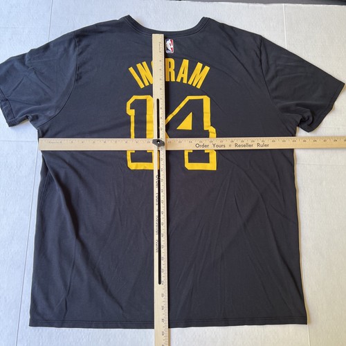 NWOT LA LAKERS NIKE JERSEY SHIRT BRANDON INGRAM BLACK XXL NBA LOS ANGELES #14 - Picture 7 of 7