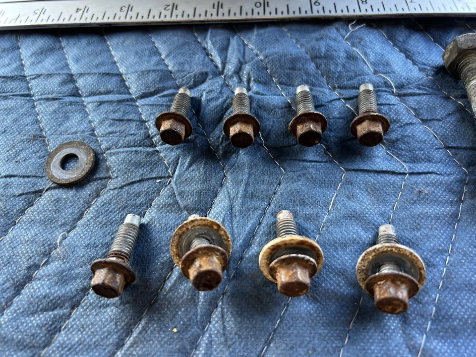 1998-2003 Jaguar XJR XJ8 X308 eixo de transmissão central parafuso conjunto de ferragens fabricante de equipamento original #4717E - Imagem 3 de 4