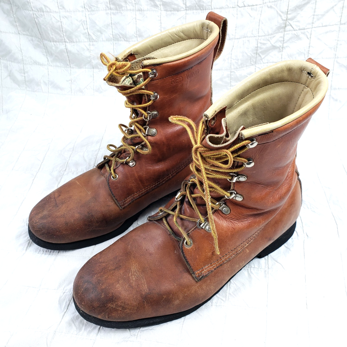 Red Wing Irish Setter Boots Vintage 70s MENS 10.5 D Brown Leather