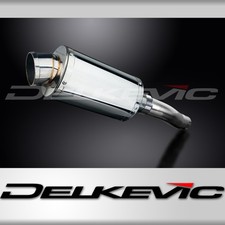 HONDA CBR600F 11-13 ABS HI LEVEL 225mm OVAL STAINLESS SILENCER EXHAUST KIT