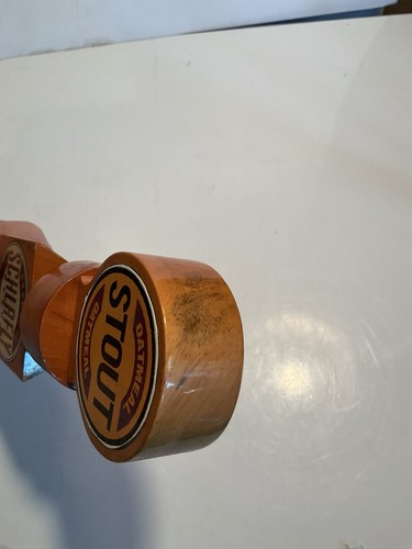 SCHLAFLY Stout Haferflocken gebraut in St Louis Holz Bier Zapfhahn Griff 14" - Bild 9 von 9