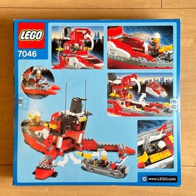 LEGO 7046 World City Fire Command Craft Boat Japan New