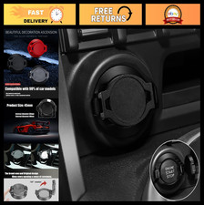 Push Start Button Cover - Car Ignition Accessory, Decorative Engine Start Stop C