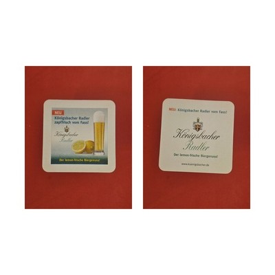 Königsbacher Radler Zitrone Brauerei Bierdeckel Bier
