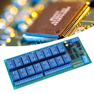 12V 6-Kanal Relais Modul Modbus RTU Fernbedienung PLC Erweiterungsmodul