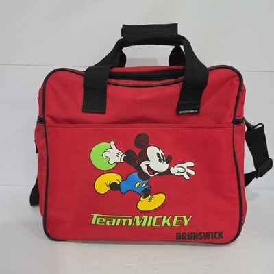 Vintage Brunswick Brand Team Mickey Bowling Ball Bag