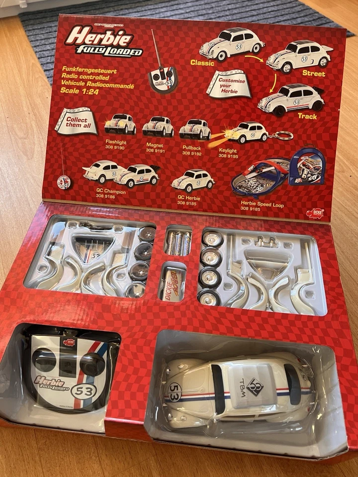 Disney Dickie 3089194 Herbie Fully Loaded 1:24 RC VW Käfer rar selten Sammler !! - Bild 2 von 4