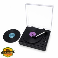 Sourcingbay Mini Record Player Black
