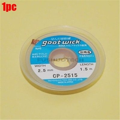 Remover Wick Goot 5 Ft. 2.5MM Desoldering Braid Solder Ic New mx *lh