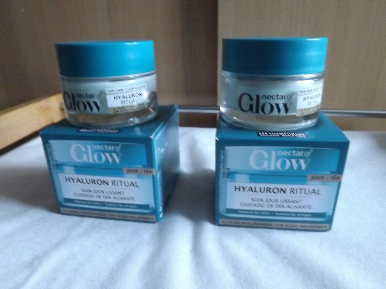 Lot de 2 pots de crèmes Nectar of Glow neufs soin visage 2x50ml
