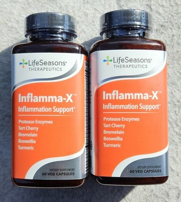 Life Seasons Inflamma-X Inflammation Support - 2 bottles - 120 capsules