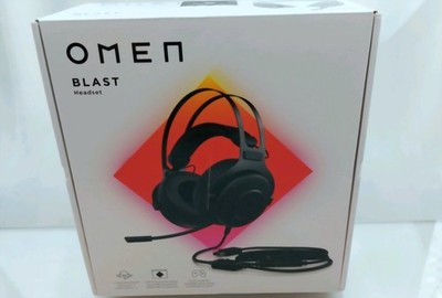 HP Omen Blast Gaming Headset 7.1 Surround Sound 53mm Treiber Mikrofon Schwarz