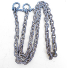Alte antike schwere Kette Eisenkette  mit Sch&auml;kel ca. 2,25 m lang