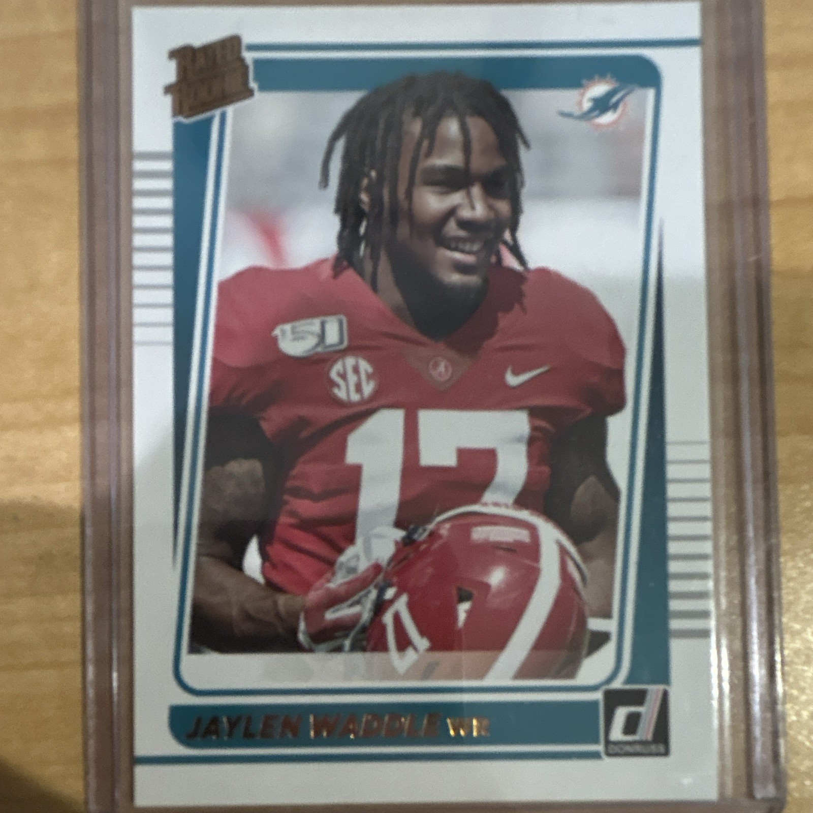 Panini 2021 Donruss Rated Rookie Jaylen Waddle Miami Dolphins #263