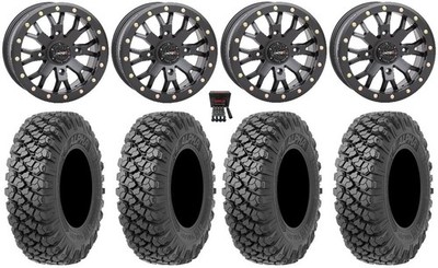 System 3 SB-4 14'' Wheels Black (6+1/4+3) 30'' Alpha Tires Honda Talon