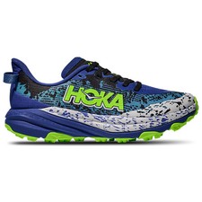HOKA Speedgoat 6 Navy Green 1156933-NYN Kids Womens Boys Girls Size 4Y-7Y New