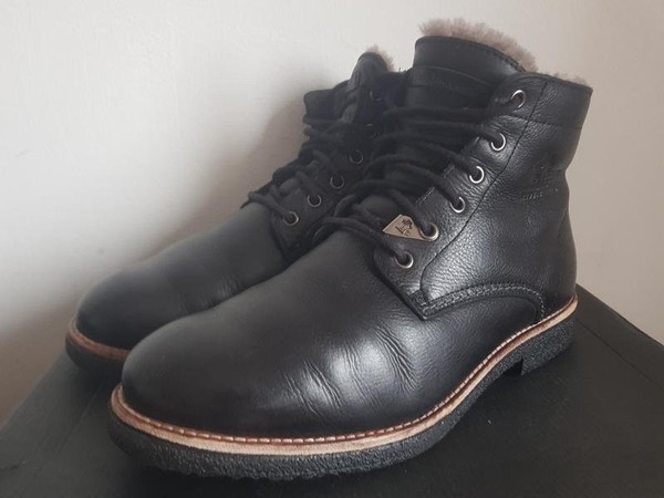Men Panama Jack Boots Black Leather 41