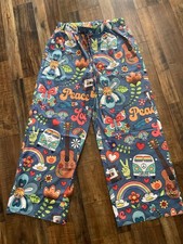 5-2026 NEW HIPPIE/BOHO XL POLYESTER PANTS NWOT