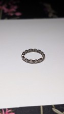 Genuine Sterling Silver Pandora CZ Ring | Size Q 1/2  | S925 ALE Silver