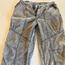 Vtg 90  s Bugle Boy Baggy Denim Jeans Sz 30 Inseam 28  Lite Blue Stone Washed