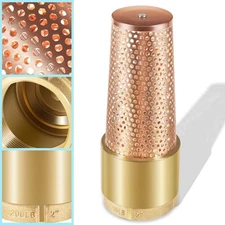 2" One-Way Foot Valve with ZEBRA MUSSEL Strainer for Irrigation Pumps, Lakes