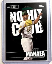 Black #d/299- 2022 Topps #NHC-22- Sean Manaea No Hit Club Sp #/299
