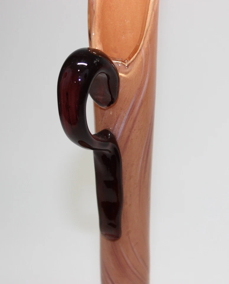 SCHNEIDER FRENCH ART GLASS 16.75" EWER/PITCHER - image 2 of 4